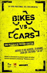 Cartel bikes vs cars, Mérida